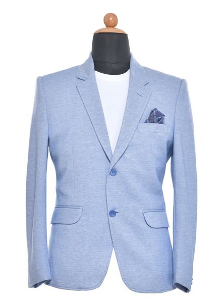 Blazer & Coats Polyester Cotton Formal Wear Regular fit Double Breasted Basic Solid Regular Coat La Scoot